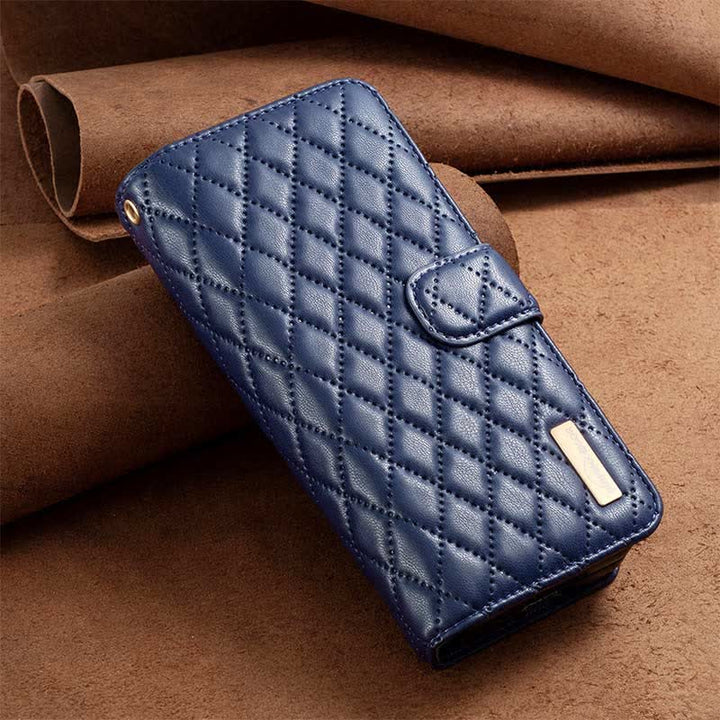 Unisex Luxus Leder Brieftasche Fall Passt für Samsung Galaxy Z Fold 3 4 5