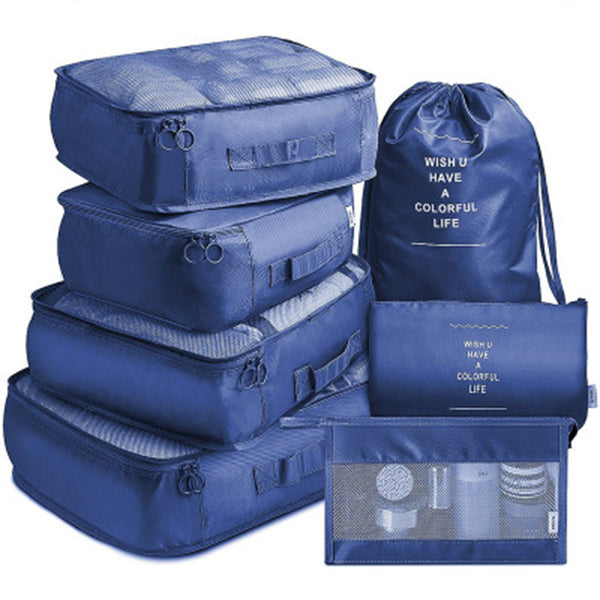 7-teiliges Reise-Netztaschen-Gepäck-Organizer