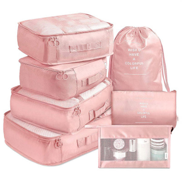 7-teiliges Reise-Netztaschen-Gepäck-Organizer
