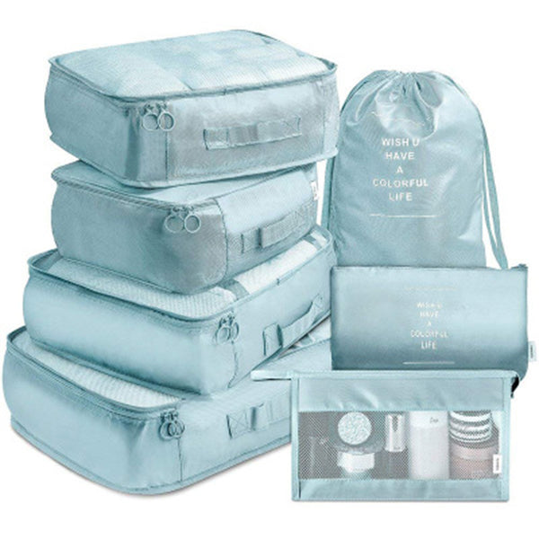 7-teiliges Reise-Netztaschen-Gepäck-Organizer