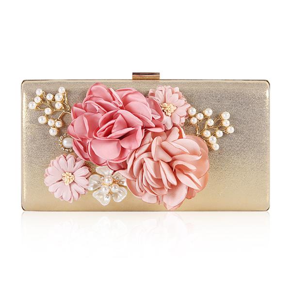 Abendtasche mit Blumenmuster