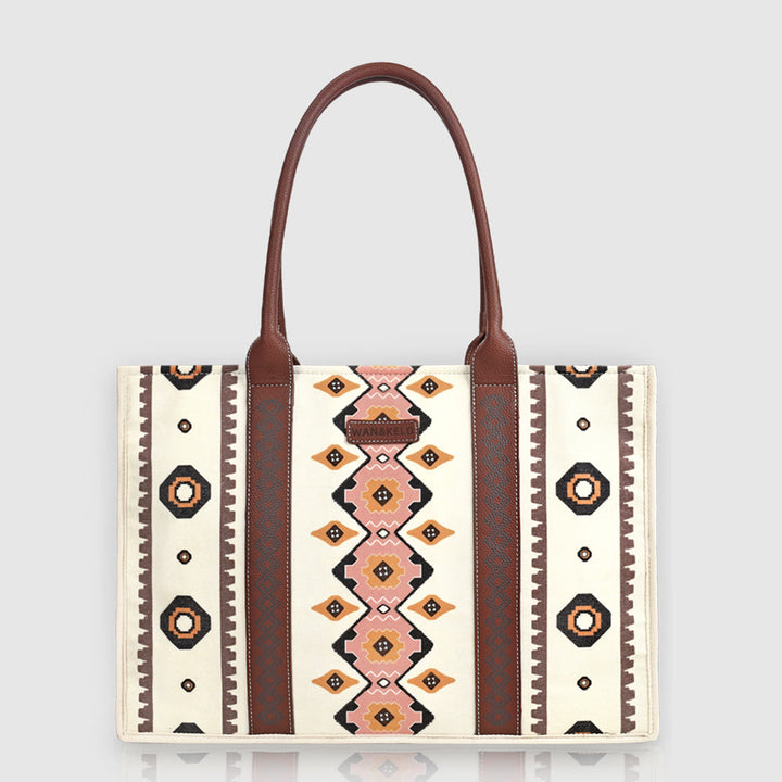 Retro Bohemian Tote für Damen, elegante Umhängetasche, Handtasche