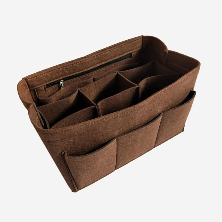 Aufbewahrungstasche für Zuhause, große Kapazität, Filztasche mit mehreren Fächern