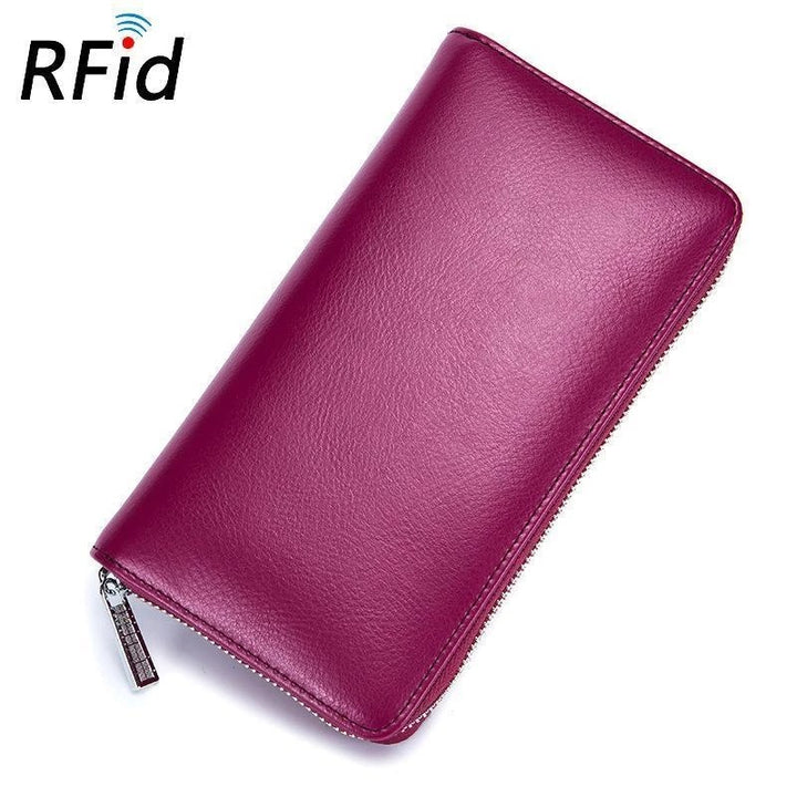 RFID-Kartenetui aus echtem Leder