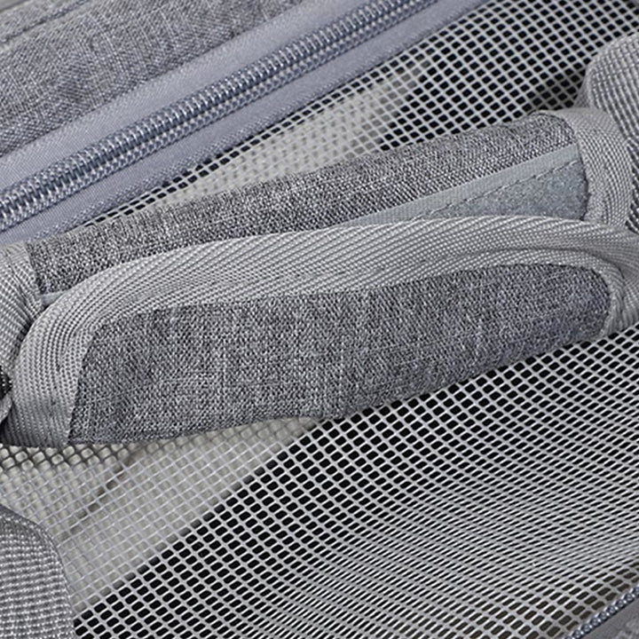Rolling Pet Carrier Faltbare atmungsaktive Zugstange Haustiertasche