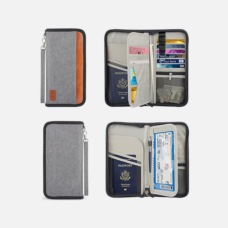 RFID-Pass-Tickethalter für die Reise Tragbare wasserdichte Brieftasche