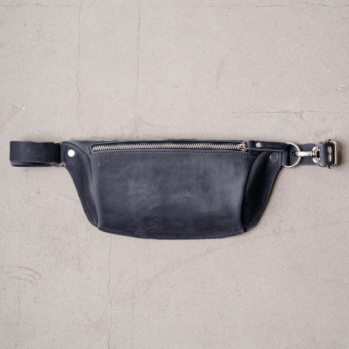 Gürteltasche für Damen und Herren, Outdoor, Hüfttasche mit Doppelreißverschluss, Brusttasche