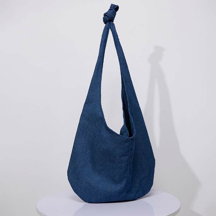 Große Jacquard Canvas Tote Stilvolle Student Umhängetasche für Frauen