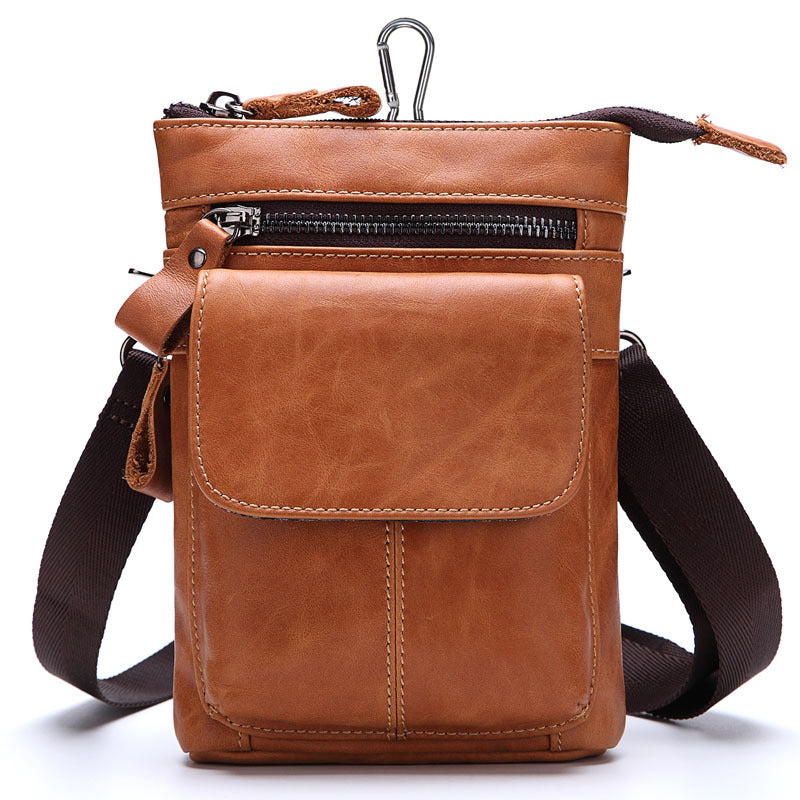 Multifunktions-Gürteltasche aus Leder für Herren