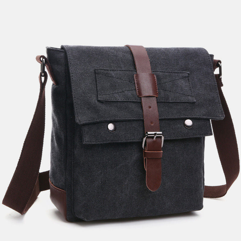 Retro Business Messenger Bag mit mehreren Taschen