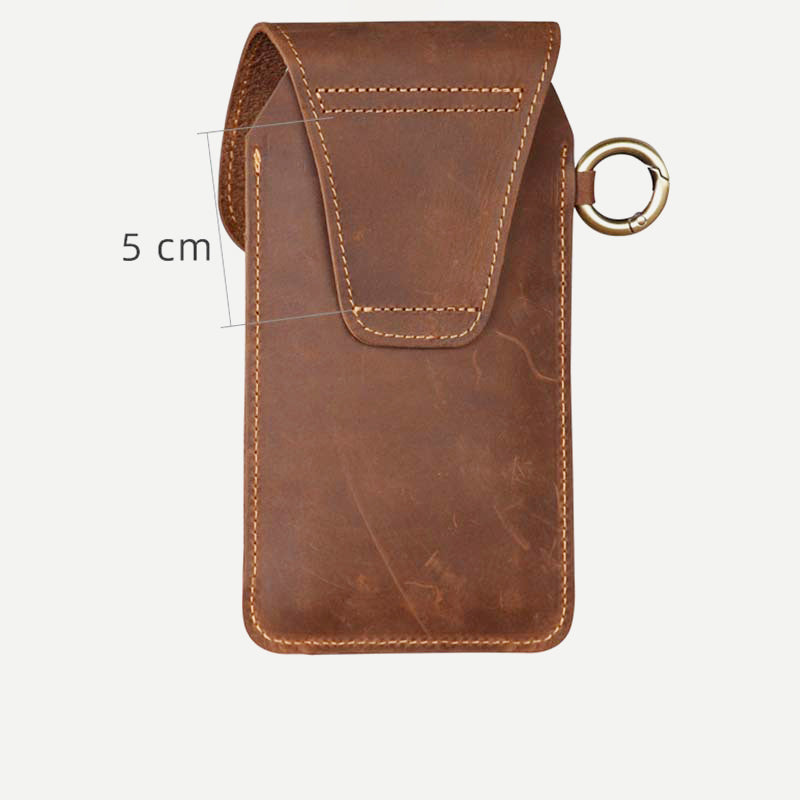 Echtleder Holster für Gürtel Universelle Handyhülle am Gürtel