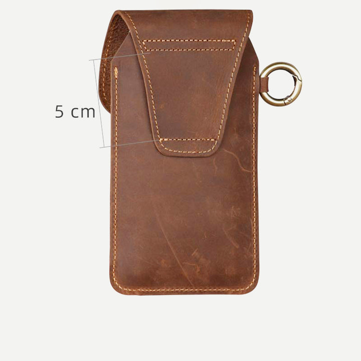 Echtleder Holster für Gürtel Universelle Handyhülle am Gürtel