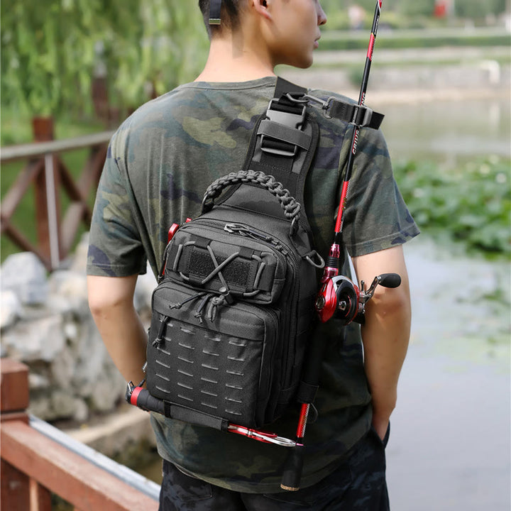 Tatical Brusttasche für Herren, Umhängetasche für Outdoor-Training