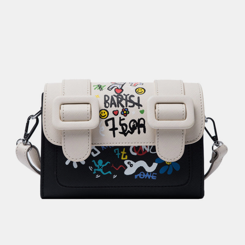 Graffiti Kleine Telefon Geldbörse Mode Umhängetasche Schultertasche Handtasche