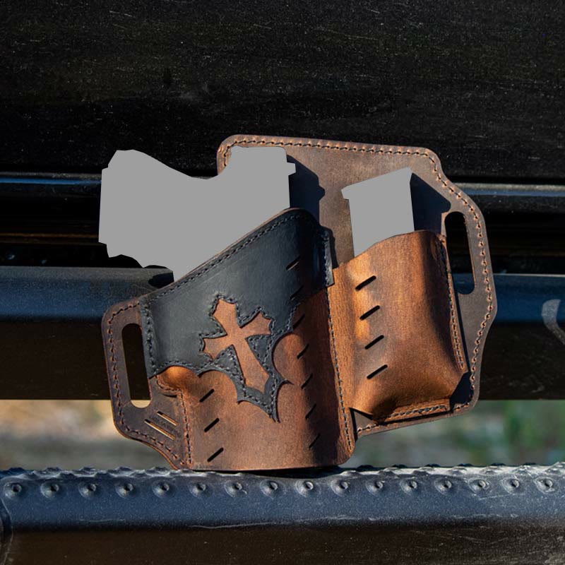 Comfort Multifit Guardian Holster Lederbund Trageweise für Rechtshänder