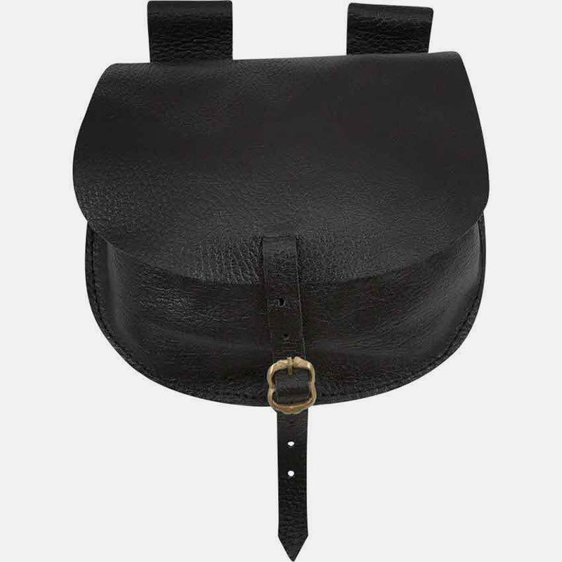 Retro Hüfttasche Damen Herren Unifarben Mittelalter Gürteltasche