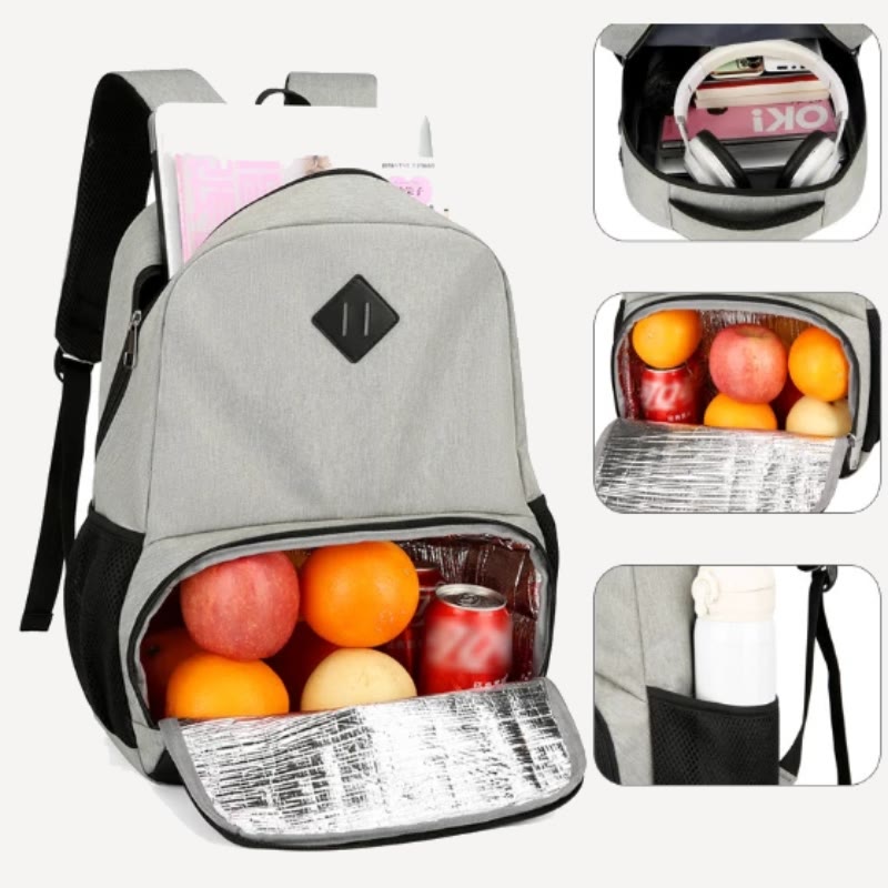 Rucksack für Reisen, Picknick im Freien, multifunktionaler Eisbeutel mit großer Kapazität