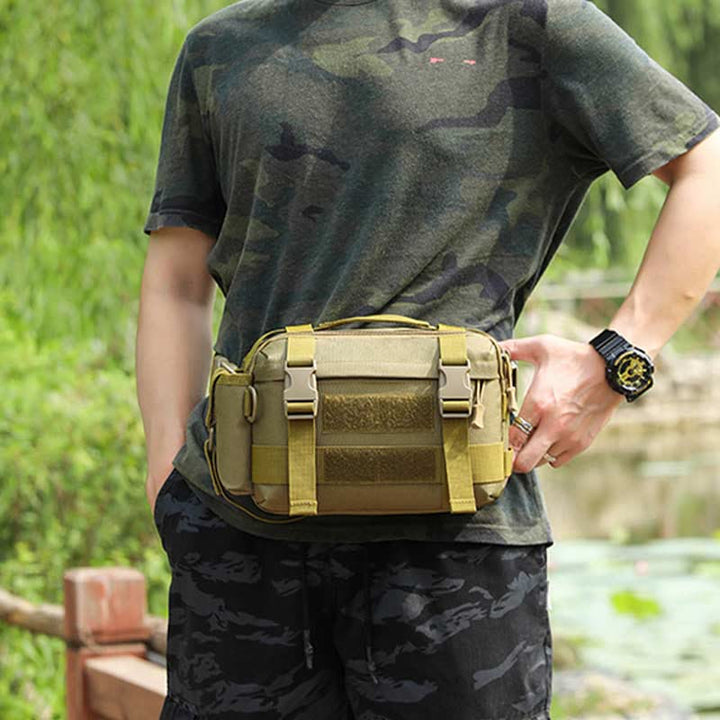 Große Camo Tactical Bag für Sport Nylon Umhängetasche Hüfttasche