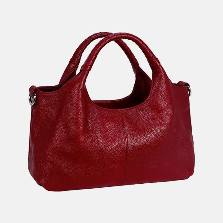 Tragetasche für Damen aus echtem Leder, für die Freizeit und den täglichen Gebrauch, Umhängetasche