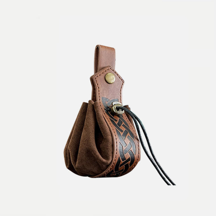 Kleine Gürteltasche Damen Herren Mittelalter Wikinger Geldbörse