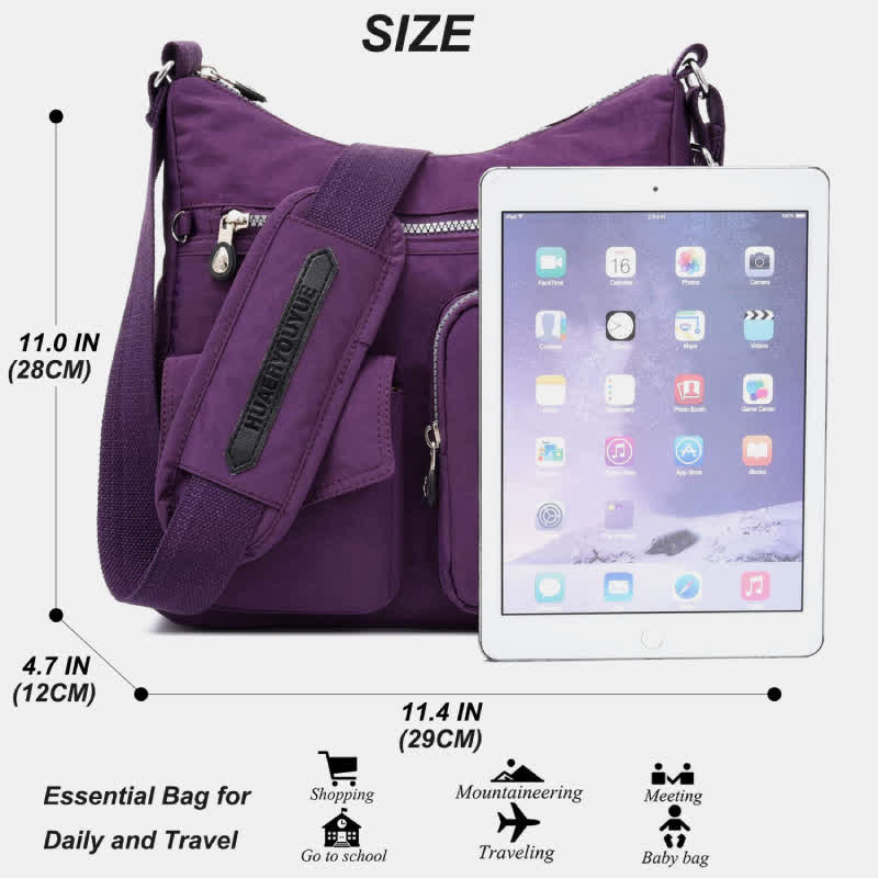 Große Kapazität, wasserdichte Reise-Schultertasche, Umhängetasche
