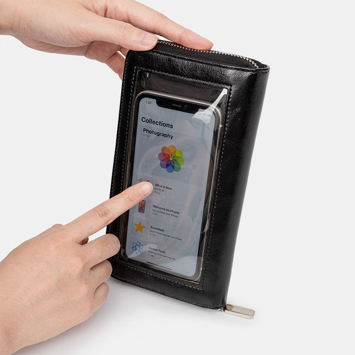 Geldbörse für Touchscreen-Telefone mit großem Fassungsvermögen