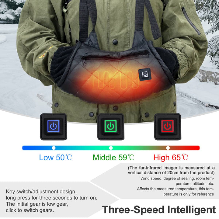 Heizung Warme Handtasche Für Outdoor Eis Angeln Einstellen Smart Handschuhe