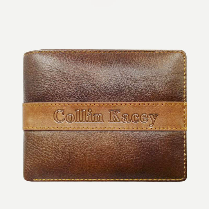 Herren Retro Bifold Kurze Geräumige Leder Geldbörse Multi Style Optionals