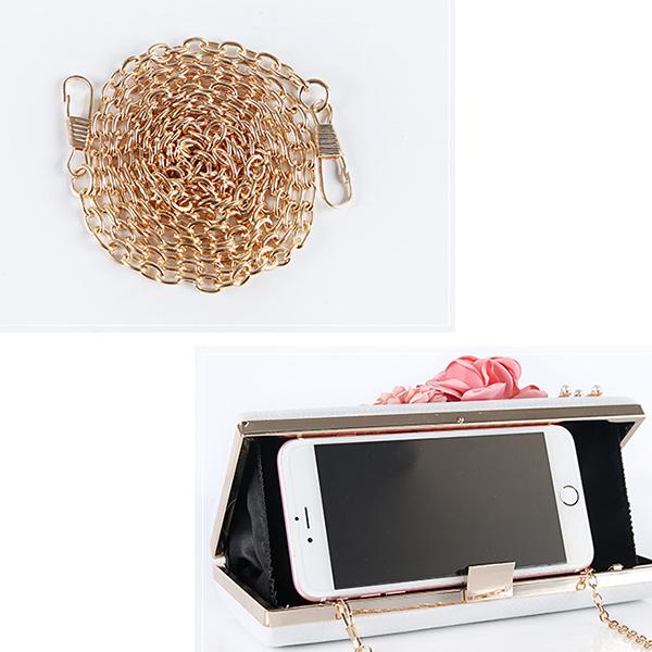 Abendtasche mit Blumenmuster