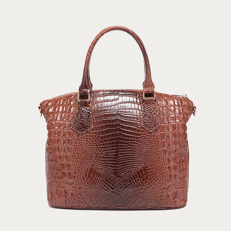 Tragetasche für Damen, für den täglichen Gebrauch, Retro-Umhängetasche aus Krokodil