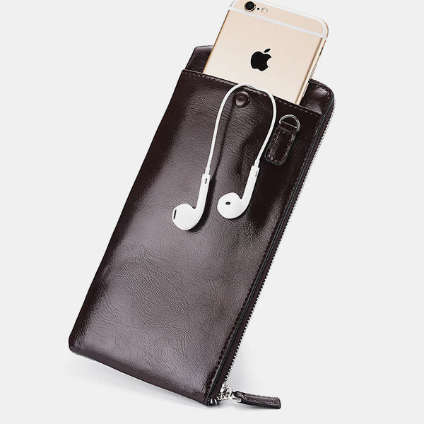 Multifunktionaler Kartenhalter, lange, schmale Brieftasche