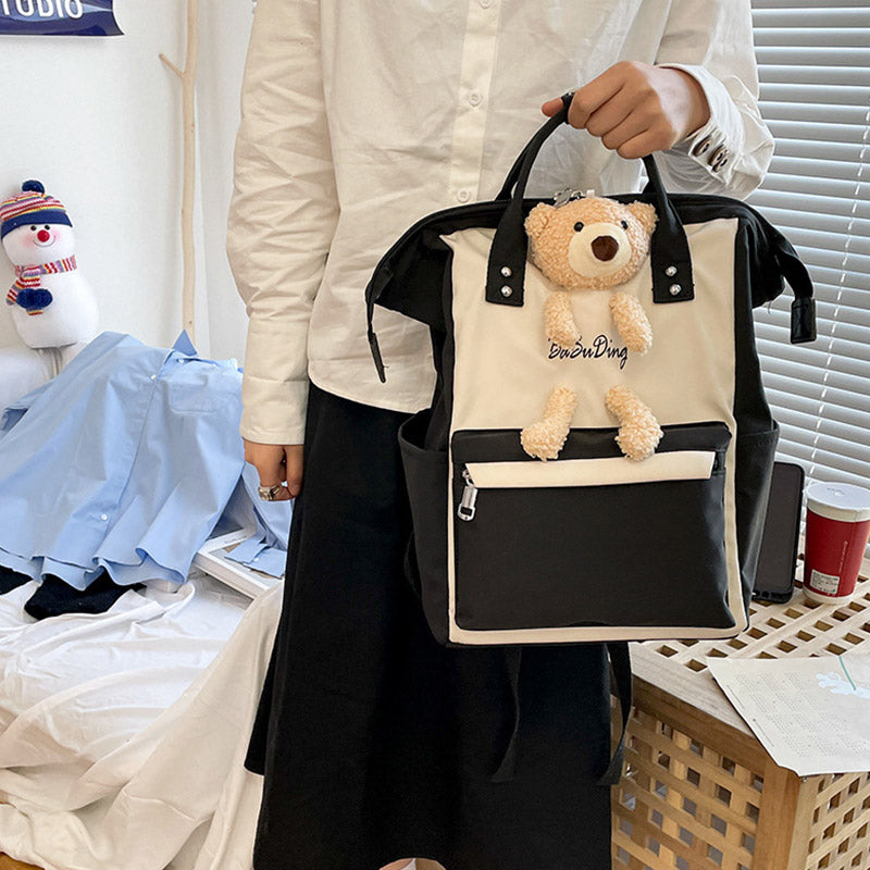 Kawaii Rucksack für Teenager-Mädchen, süßer College- und Highschool-Rucksack für Laptop und Bücher