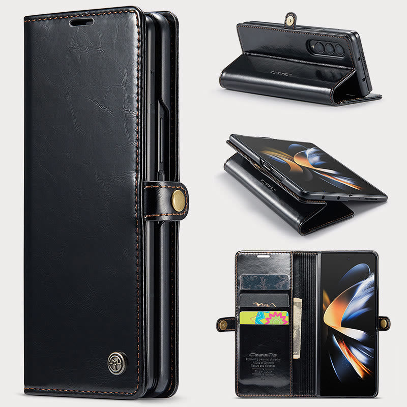 Retro Faltbare Bildschirm Telefon Fall Pu Leder Schutzhülle