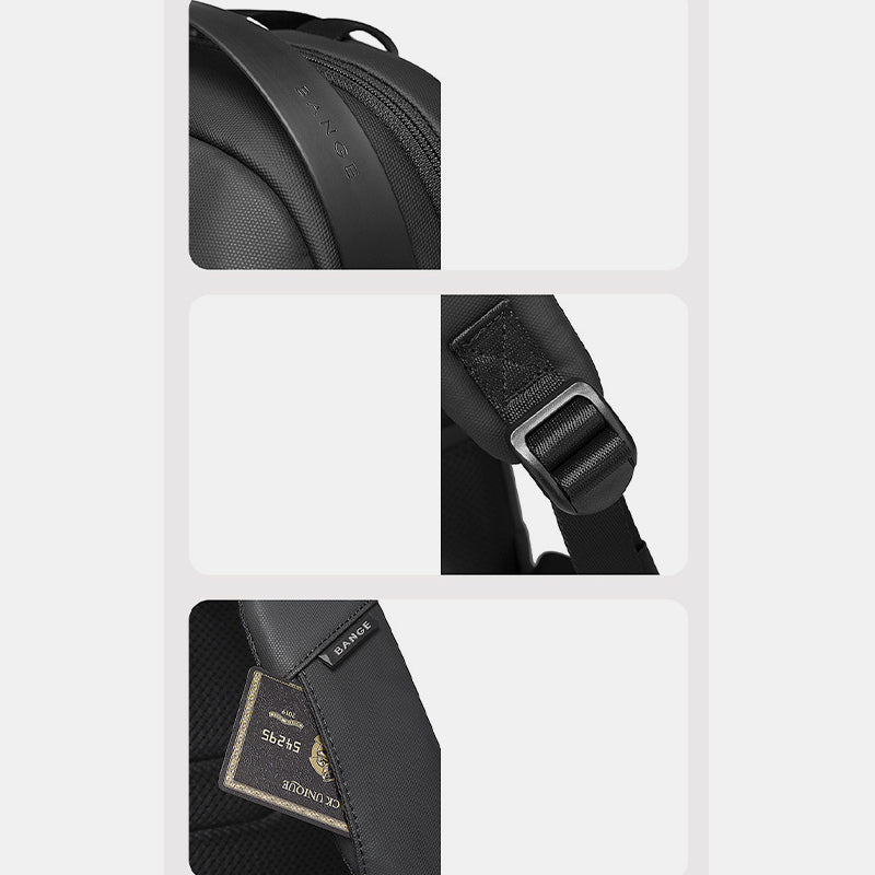 Wasserdichter Multifunktions-Business-Laptop-Rucksack für Herren mit USB-Ladeanschluss