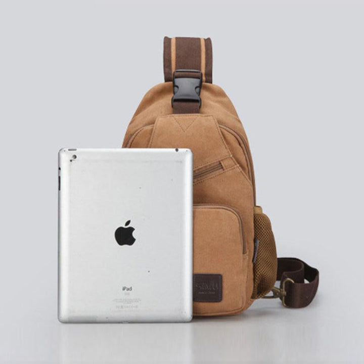 Canvas Outdoor Casual Große Kapazität Umhängetasche Brusttasche