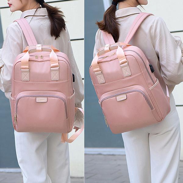 Diebstahlsicherer Rucksack mit großer Kapazität und USB-Ladefunktion