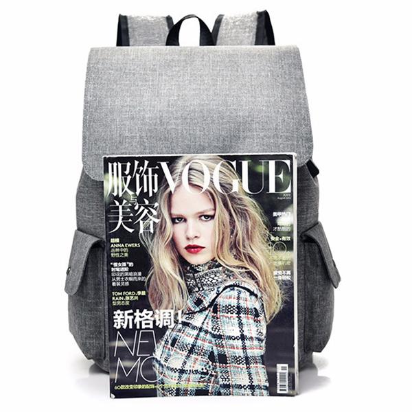 Unisex-Rucksack mit multifunktionalem Kordelzug und USB-Aufladung