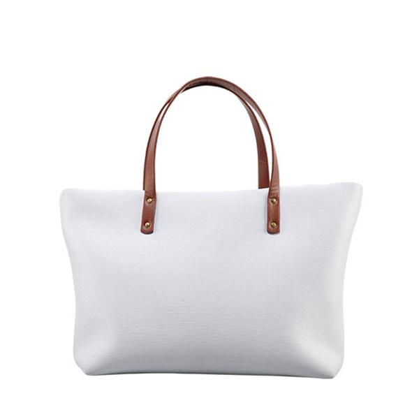Wasserdichte Handtasche mit Blumendruck