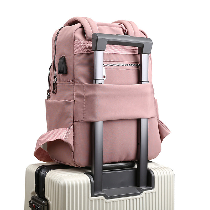 Solider Laptop-Rucksack mit großem Fassungsvermögen für Damen