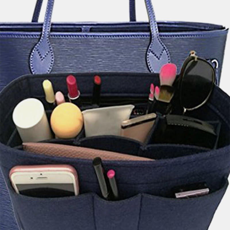 Aufbewahrungstasche für Zuhause, große Kapazität, Filztasche mit mehreren Fächern