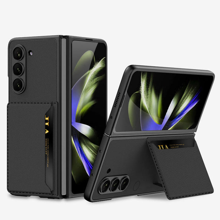 Faltbare Clamshell-Telefonhülle für Samsung Z Fold 5 Kartenhalter