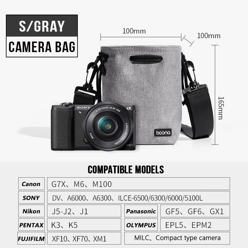 SLR-Kameratasche für unterwegs, wasserdicht, tragbare Objektiv-Schutztasche