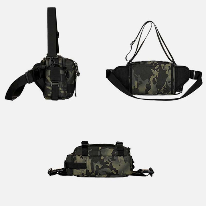 Große Camo Tactical Bag für Sport Nylon Umhängetasche Hüfttasche