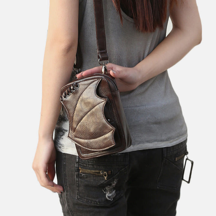 Verstellbare Umhängetasche für Damen, Punk-Hüfttasche, Handytasche