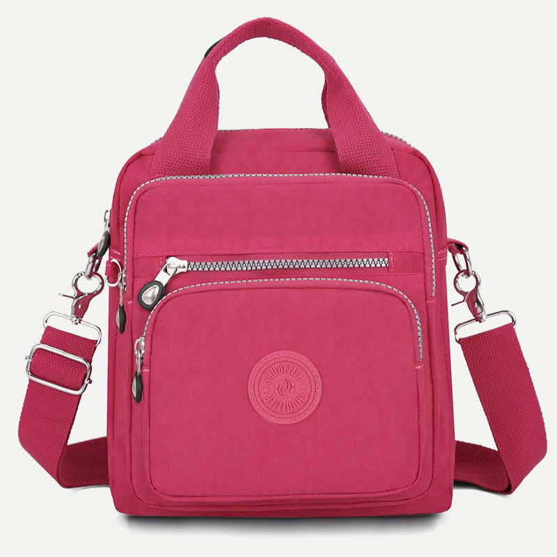 Leichte Umhängetasche aus Nylon für Damen, Handtasche mit mehreren Taschen, Schultertaschen