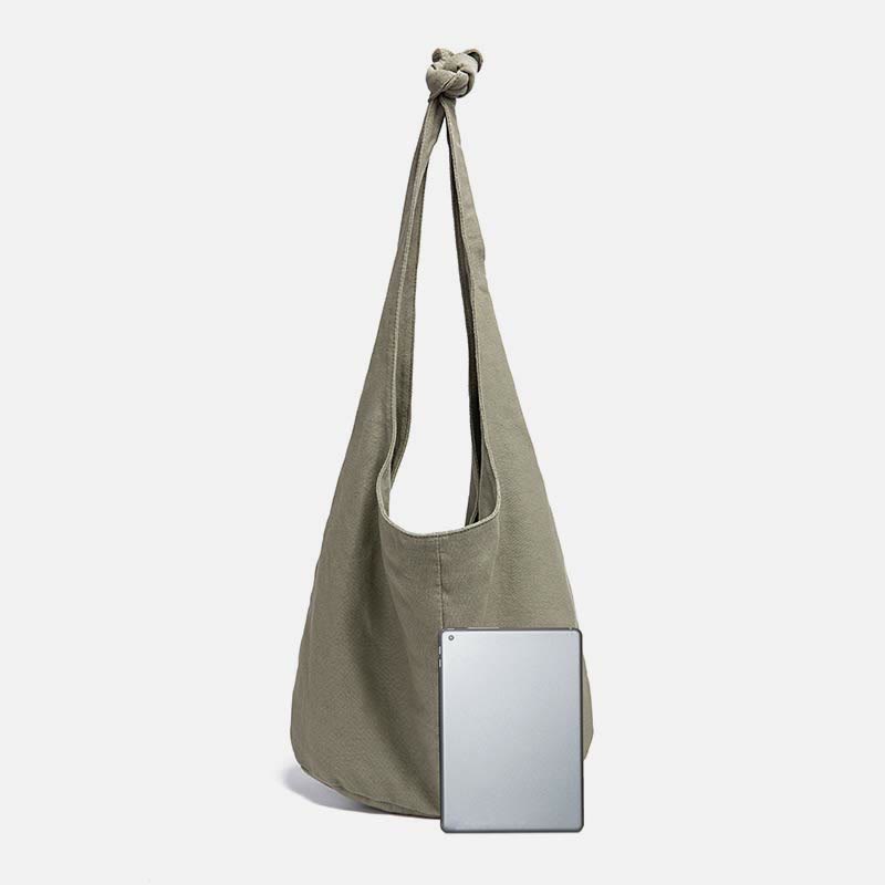 Große Jacquard Canvas Tote Stilvolle Student Umhängetasche für Frauen