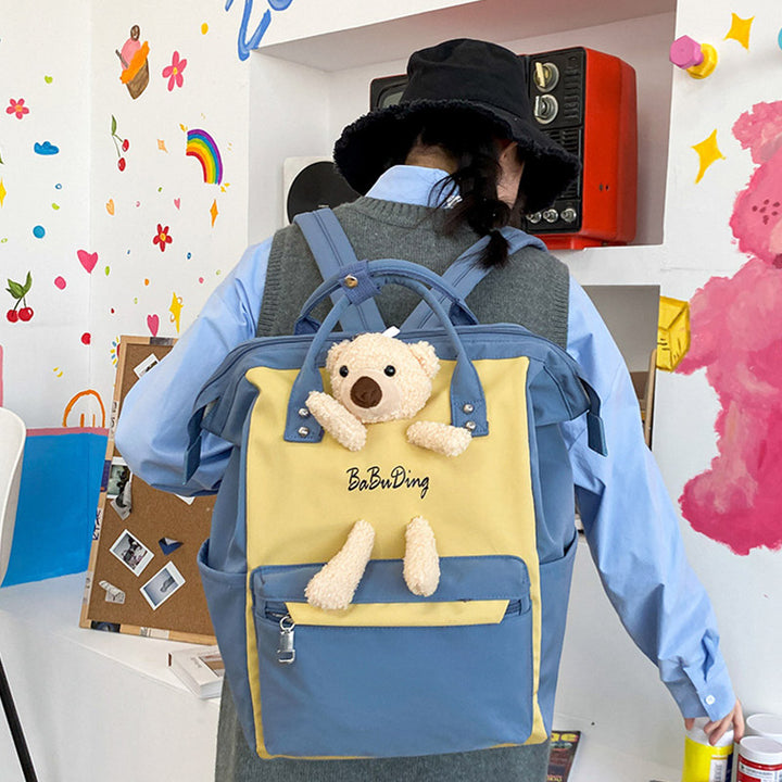 Kawaii Rucksack für Teenager-Mädchen, süßer College- und Highschool-Rucksack für Laptop und Bücher