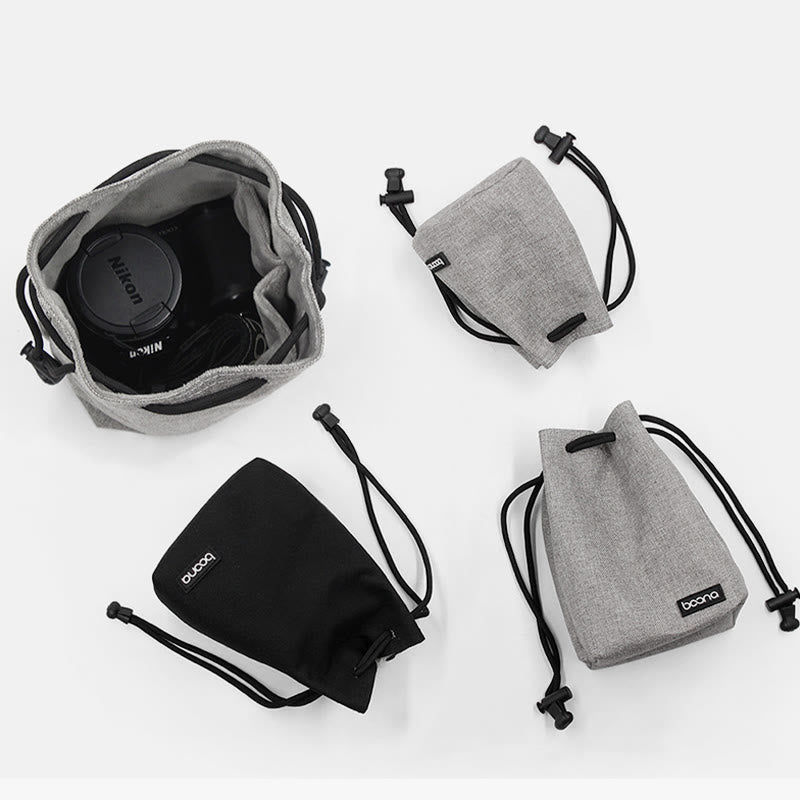 SLR-Kameratasche für unterwegs, wasserdicht, tragbare Objektiv-Schutztasche