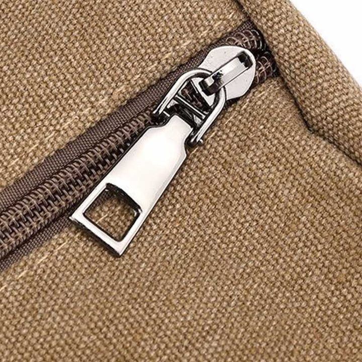 Lässige Messenger-Tasche aus Canvas mit großem Fassungsvermögen