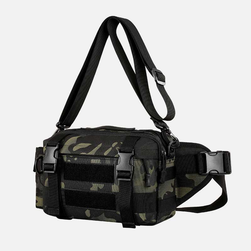 Große Camo Tactical Bag für Sport Nylon Umhängetasche Hüfttasche